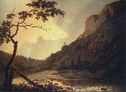 Joseph wright of derby Matlock Tor by Daylight mid oil painting picture wholesale